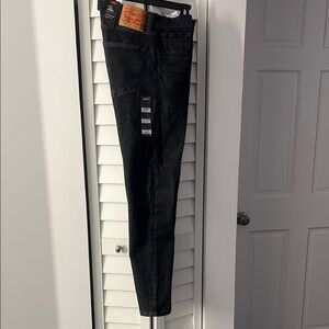 NWT Levi's Charcoal Black Slim Taper Jeans